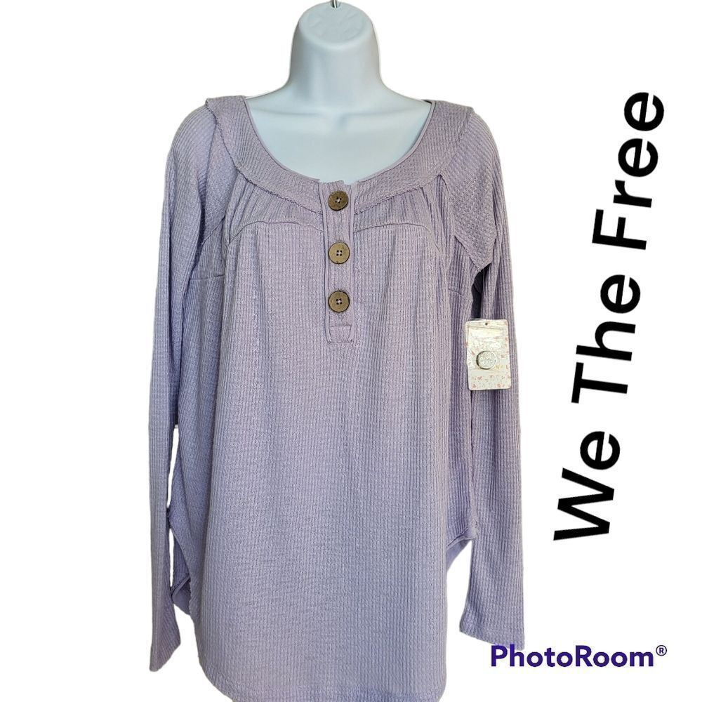 *Free People. BOHO, Lilac, Long Sleeve, Size XS, NWT